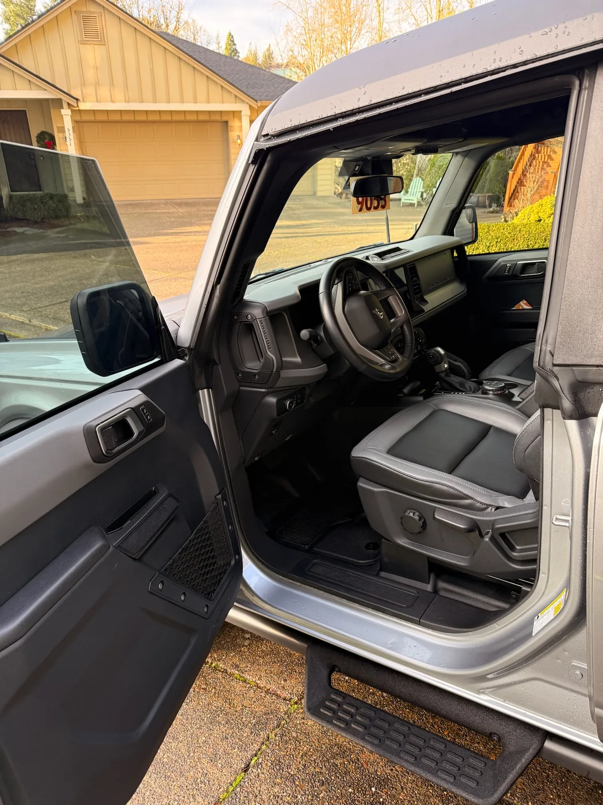 Clean front cabin after detail