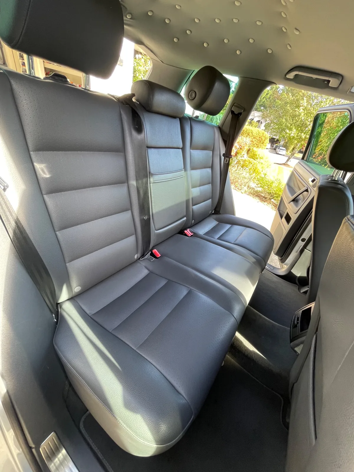 Exterior wash in progress